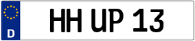 Truck License Plate